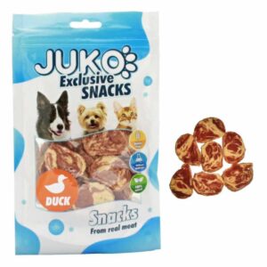JUKO Snacks Duck & Codfish chips 70 g