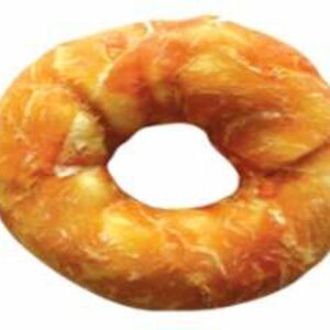 Krúžok byvolí obalený kuracím mäsom JUKO Snacks 10 cm (6 ks)