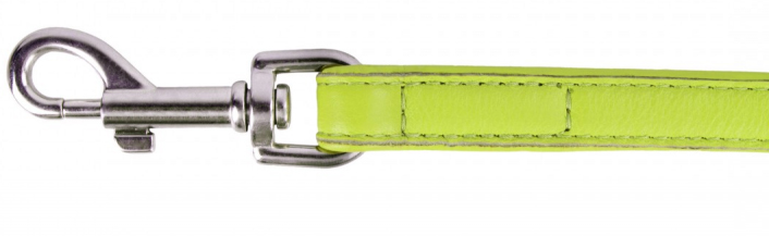 COLLAR Kožené vodítko Glamour, 122cm/25mm, zelená