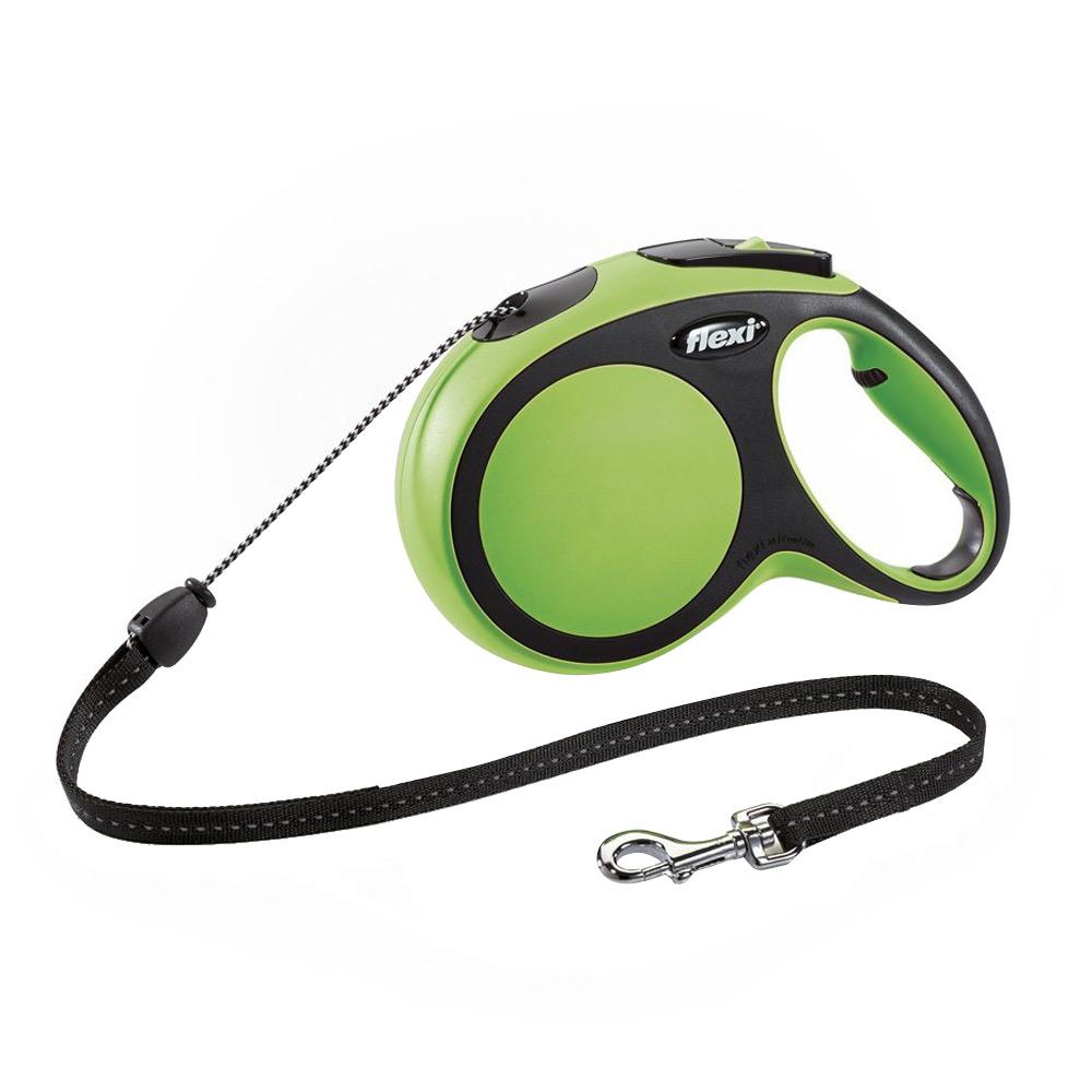 FLEXI New Comfort Cord S, 8m/12kg, zelená, červená, modrá