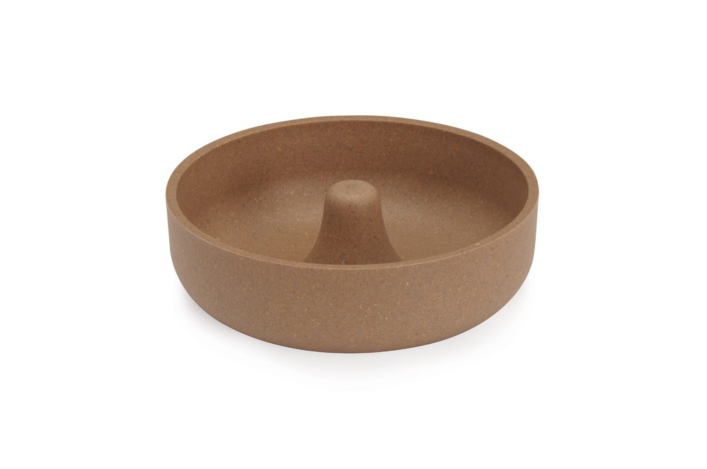 CAMON Miska bambusová protišmyková/pomalé jedenie, 137x46mm/430ml