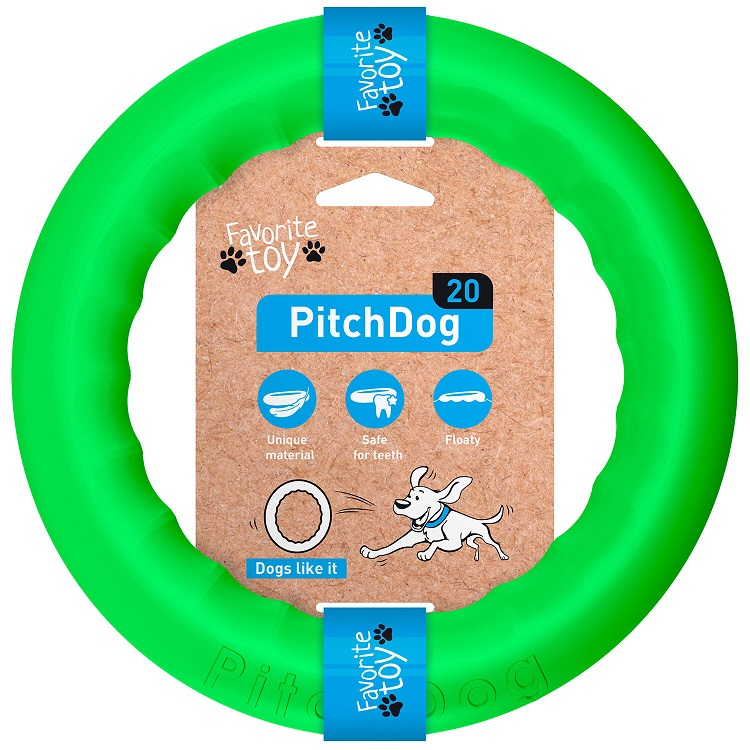 COLLAR Hračka Pitch dog, 20cm, zelená