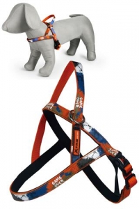 Papillon Postroj Reflex Orange nylon, 70-80 cm, oranžová