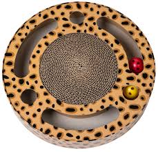 SANDEZIA Scratch Catch Cheetah Drapak