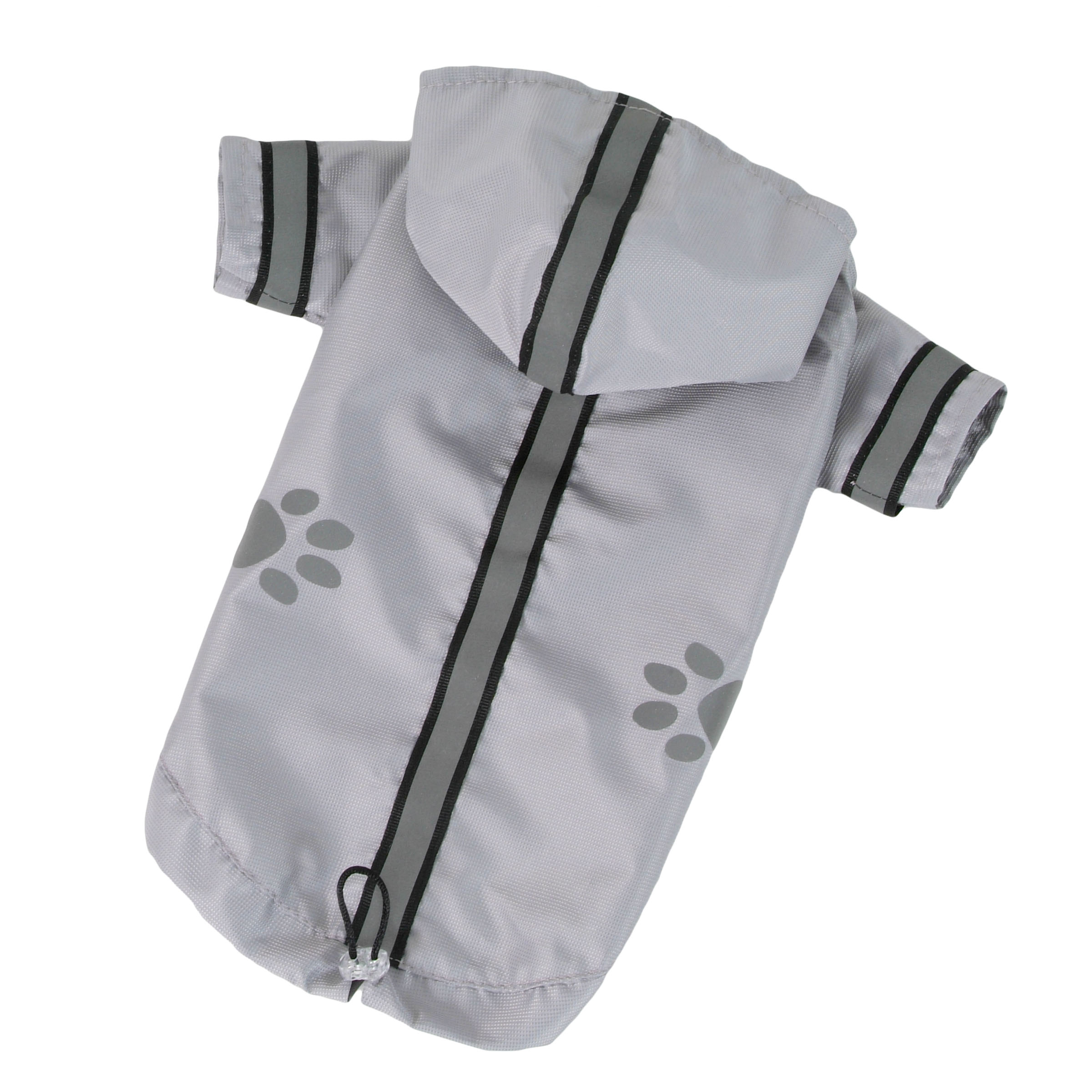 Bunda ľahká šusťáková reflex - šedá XXL