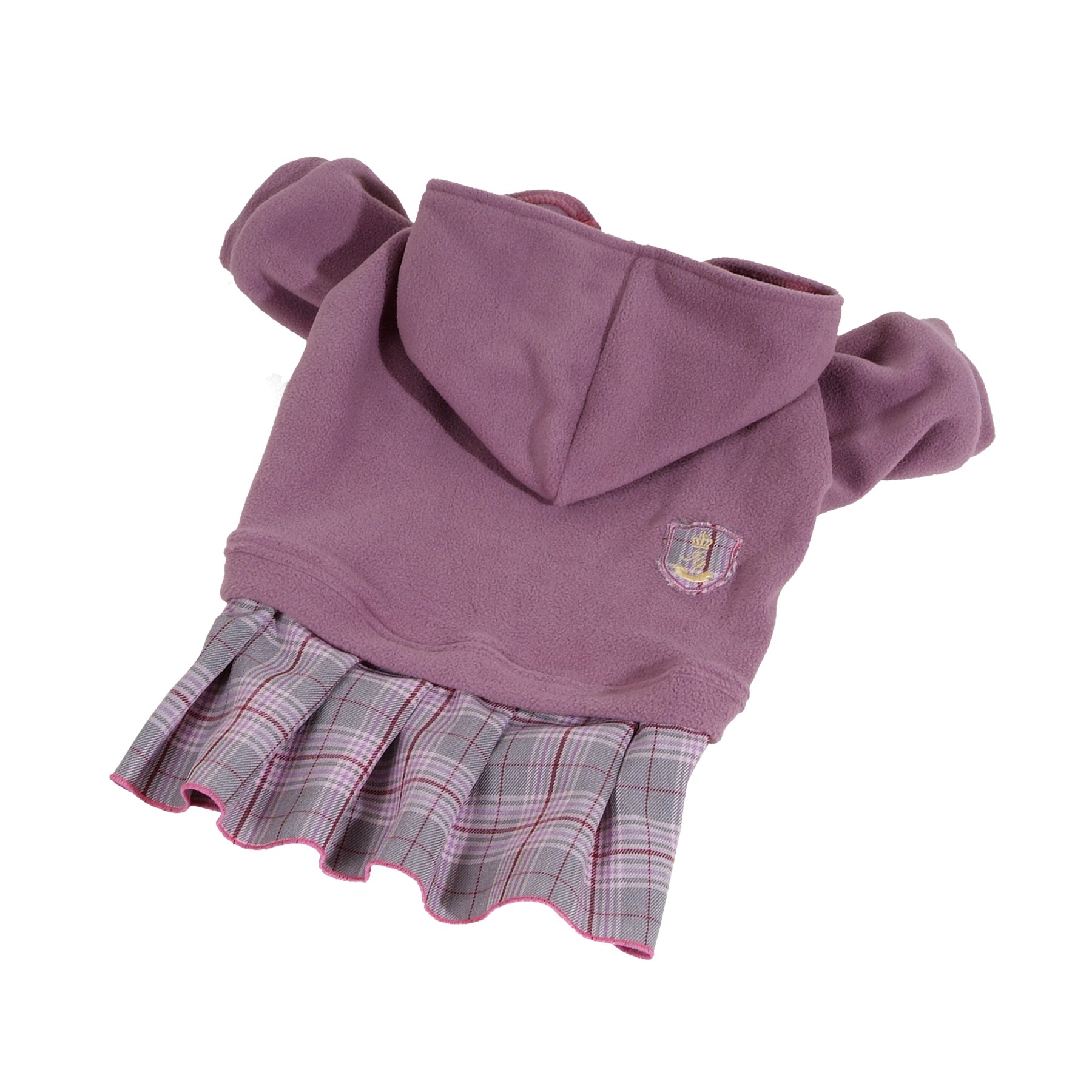 Mikina fleece so sukňou - fialová (dopredaj skladových zásob) XXS