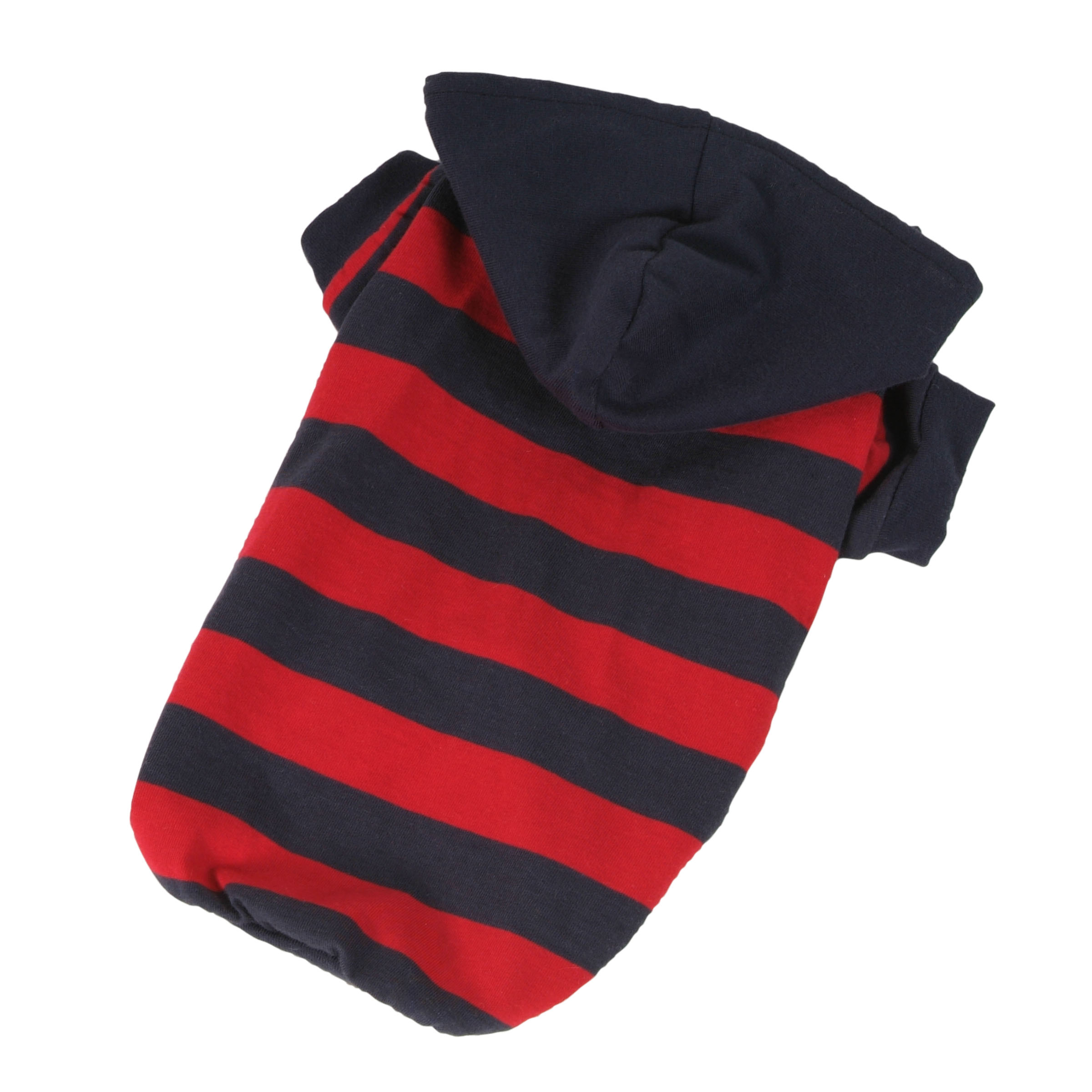 Tričko Hoody - červená XXS (dopredaj skladových zásob)