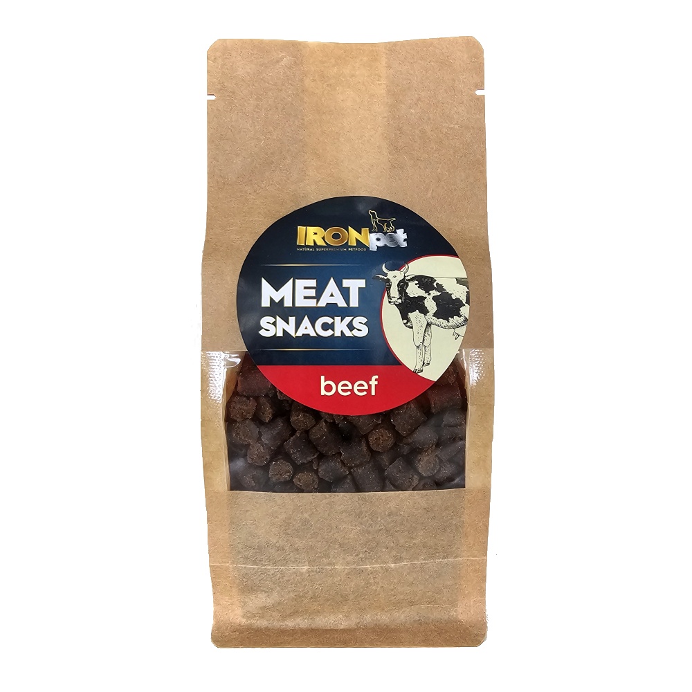 IRONpet tréningové mäsové maškrty Hovädzie 400 g
