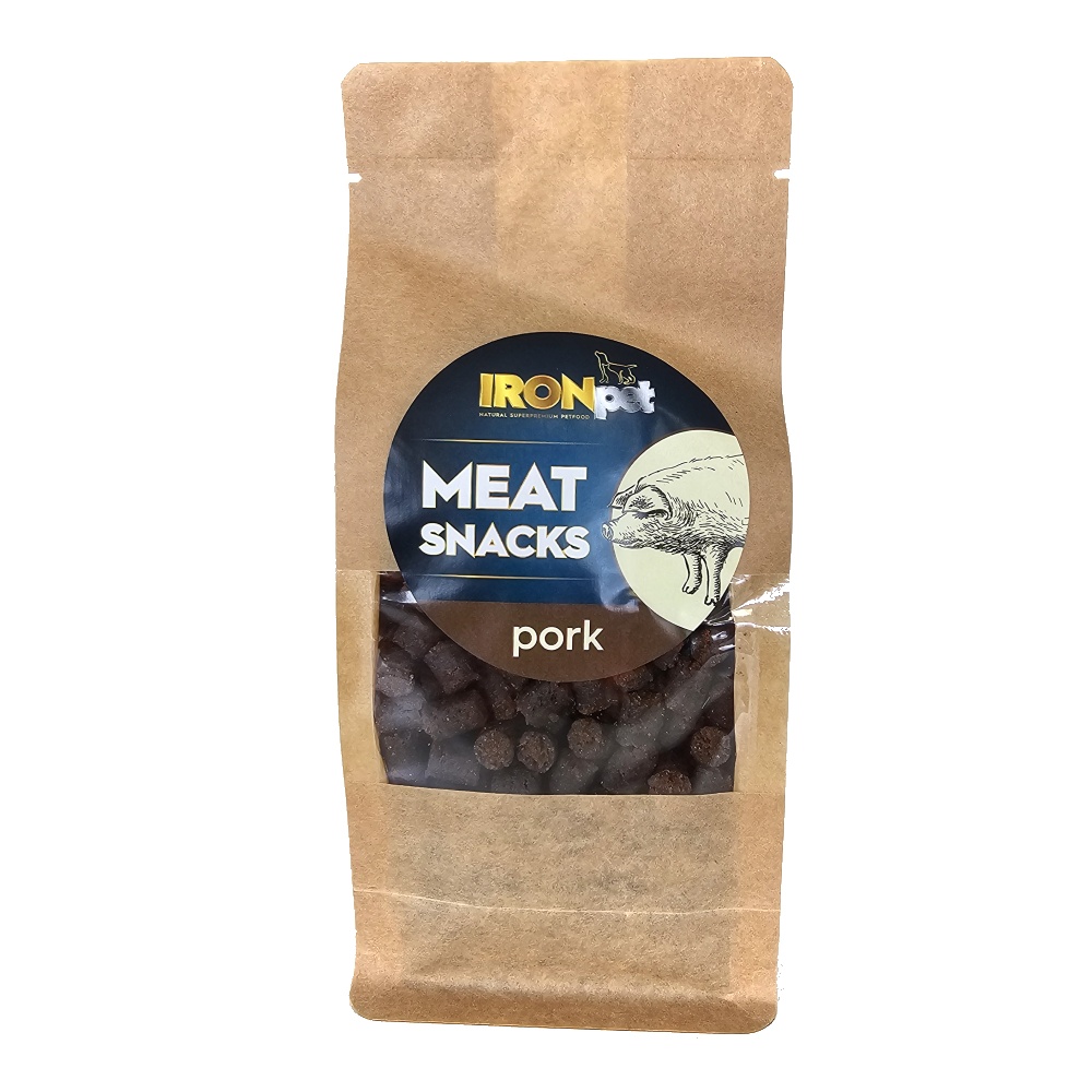 IRONpet tréningové mäsové maškrty Bravčové 400 g