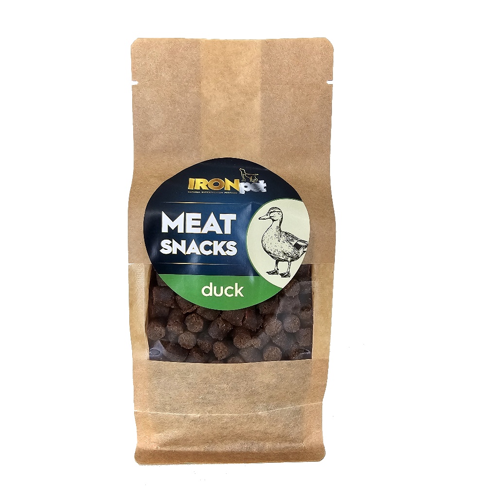 IRONpet tréningové mäsové maškrty Kačacie 400 g