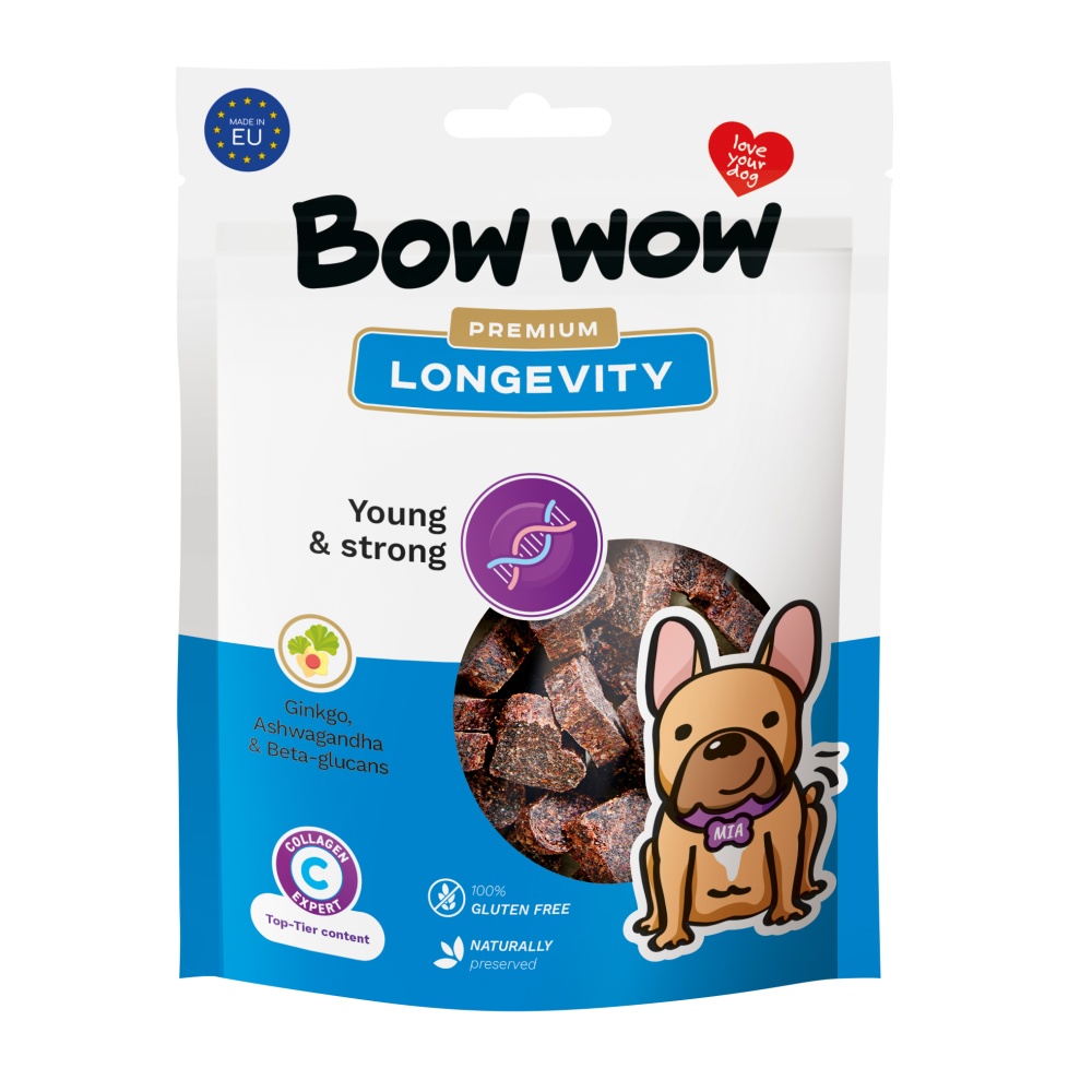 Premium Longevity funkčná maškrta pre dlhý a aktívny život 60 g