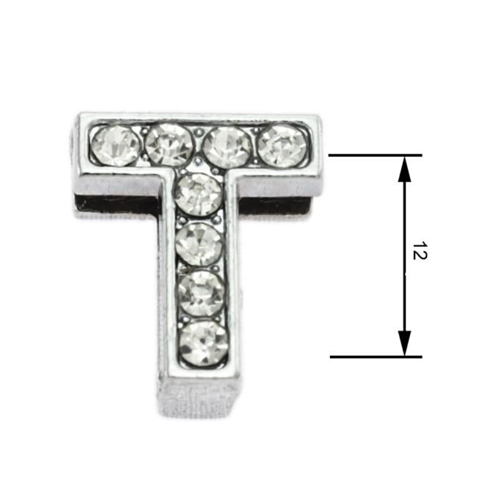 Navliekacie písmenká T 12 mm