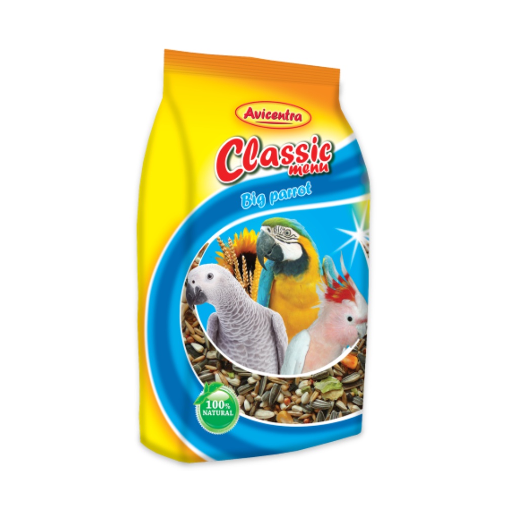 Avicentra Classic Menu Veľký papagáj 1 kg
