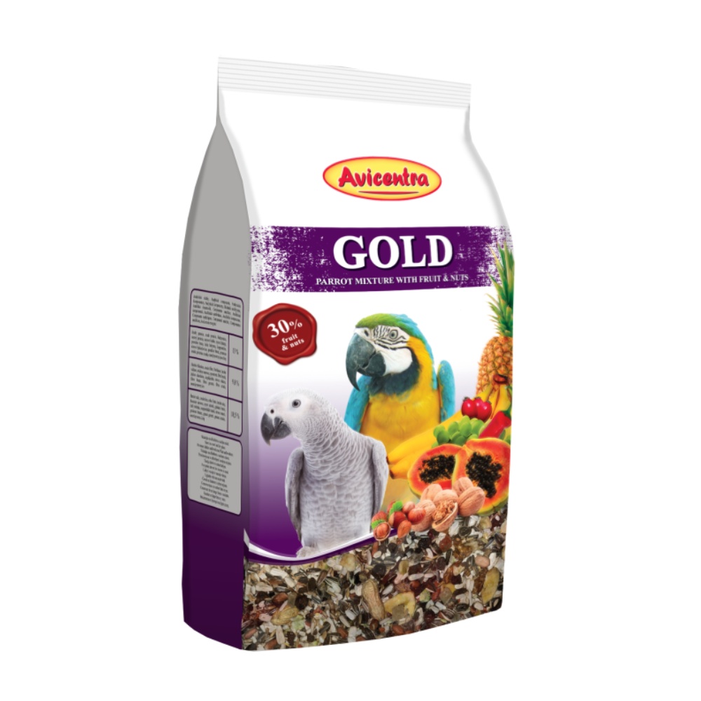 Avicentra Gold Veľký papagáj 850 g