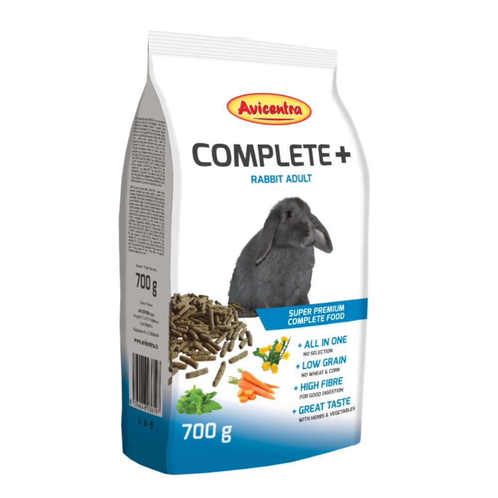 Avicentra Complete+ Králik adult 700 g