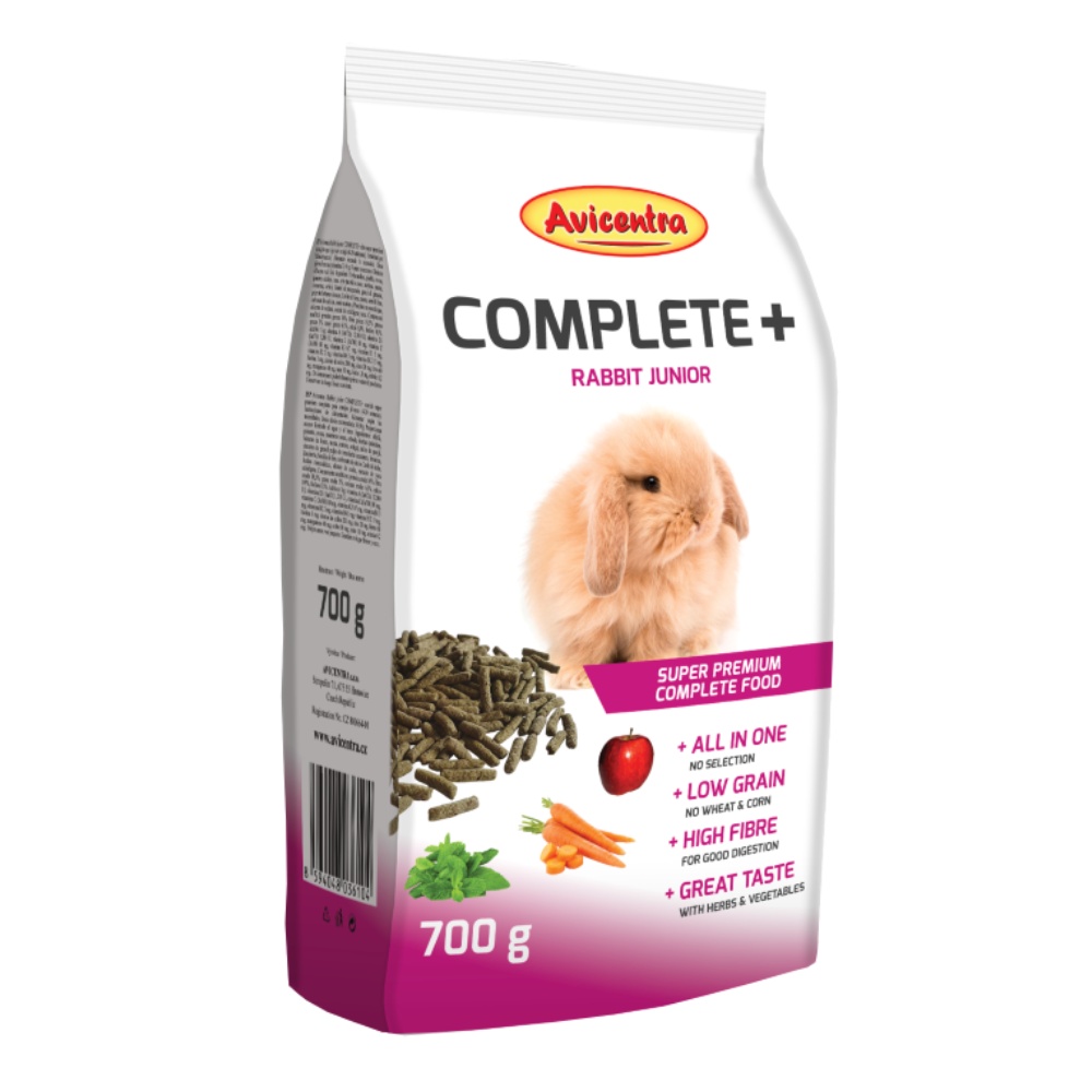 Avicentra Complete+ Králik junior 700 g