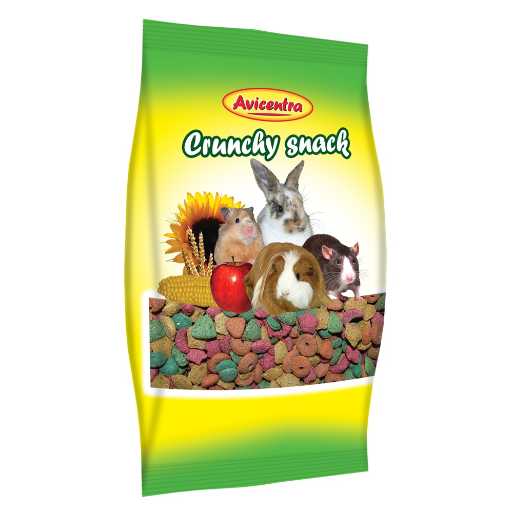 Avicentra Farebné chrumky pre hlodavce 200 g
