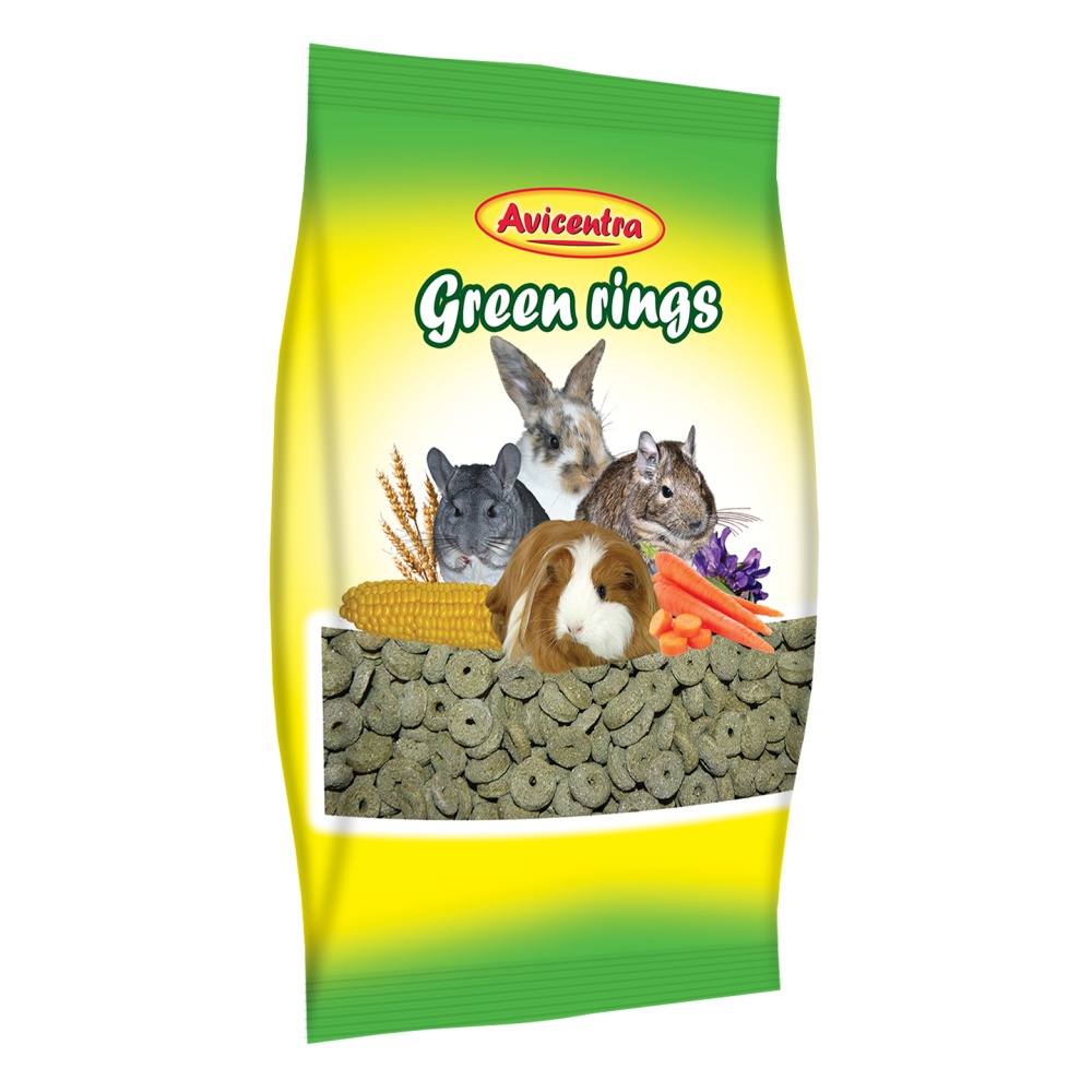 Avicentra Lucernové krúžky pre hlodavce 250 g