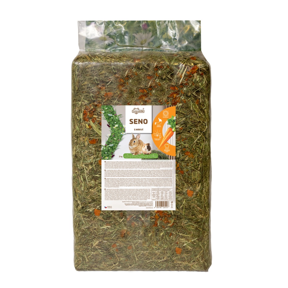 Seno s prídavkom mrkvy Limara 2 kg