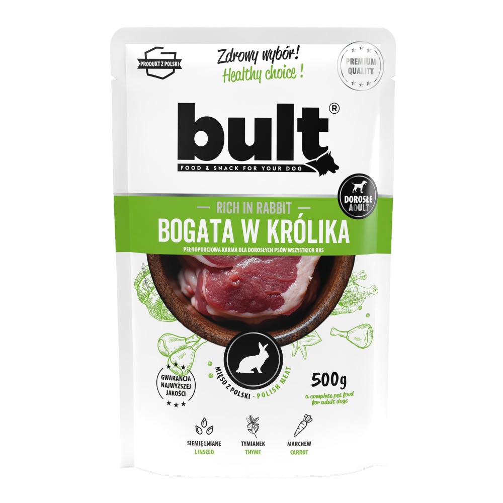 Bult Dog králik, vrecko 500 g - 10 ks