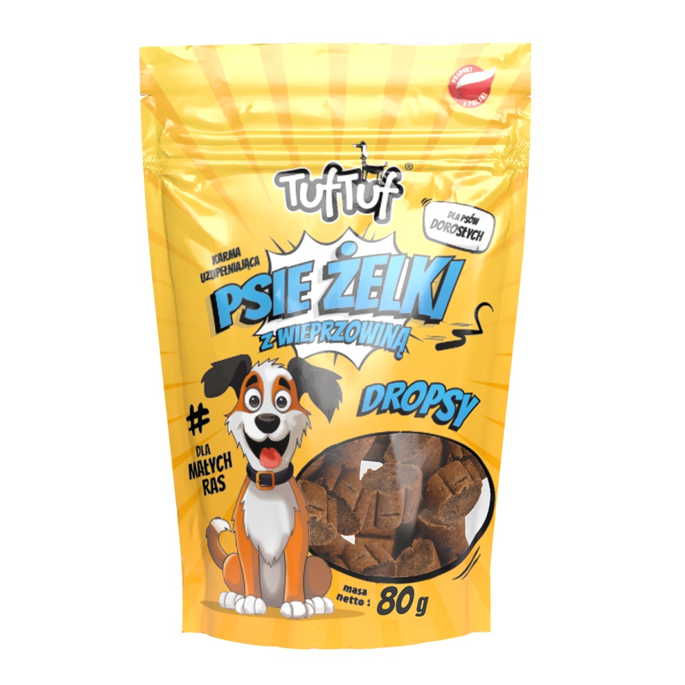 TufTuf Super mäkké bravčové dropsy pre malé plemená 80 g