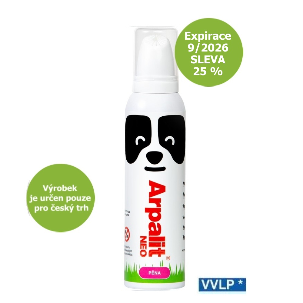 Arpalit Neo 4,8/1,2 mg/g kožná pena 150 ml - Expirácia 9/2026 - ZĽAVA 40 %