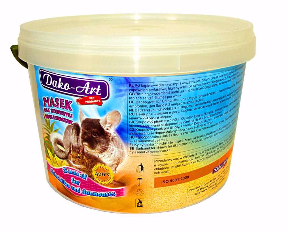 Minerálny piesok činčila, osmák Dako 4,5 kg