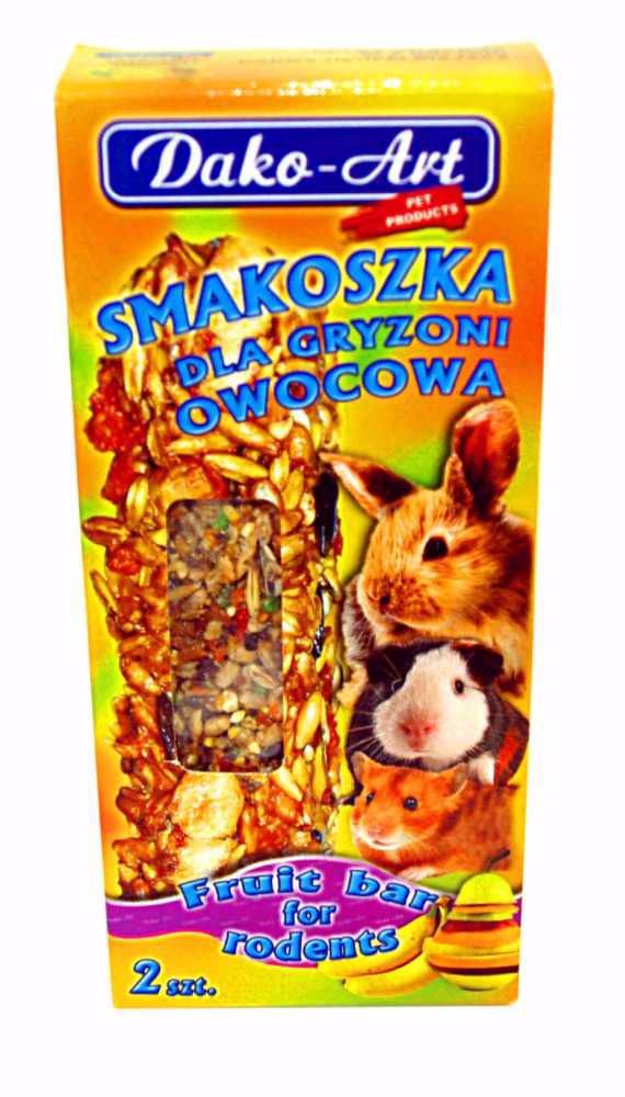 Tyčinka hlodavec s ovocím Dako (2 ks)