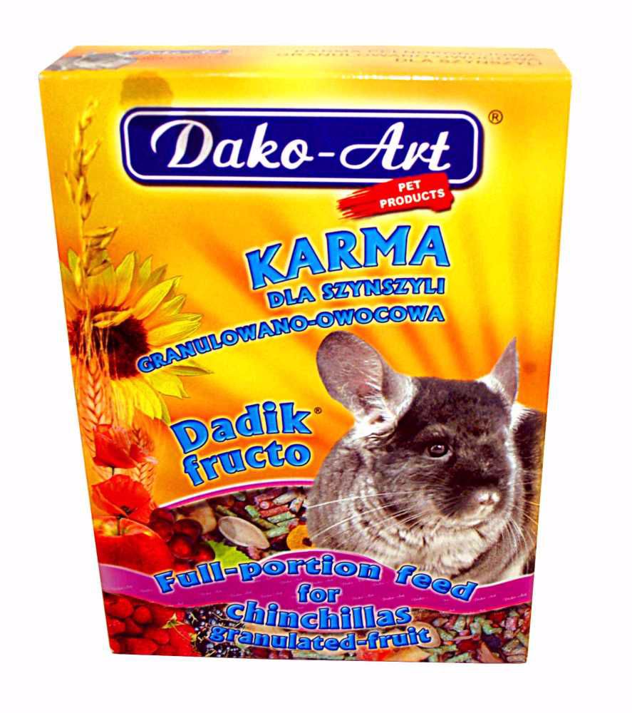 Krmivo s ovocím činčila Dako 400 g