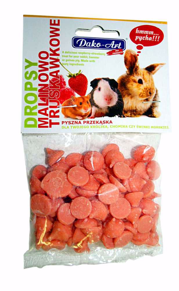 Pochúťka hlodavec malinovo-jahodová Dako 75 g