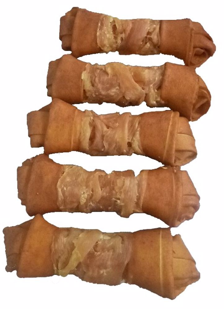 Uzol byvolí údený obalený kuracím mäsom JUKO Snacks 15 cm (6 ks)