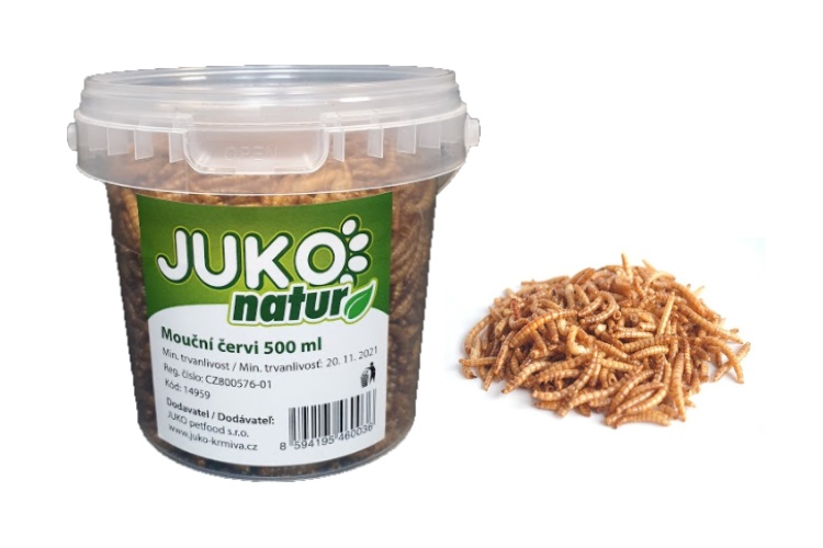 Múčne červy JUKO 500 ml