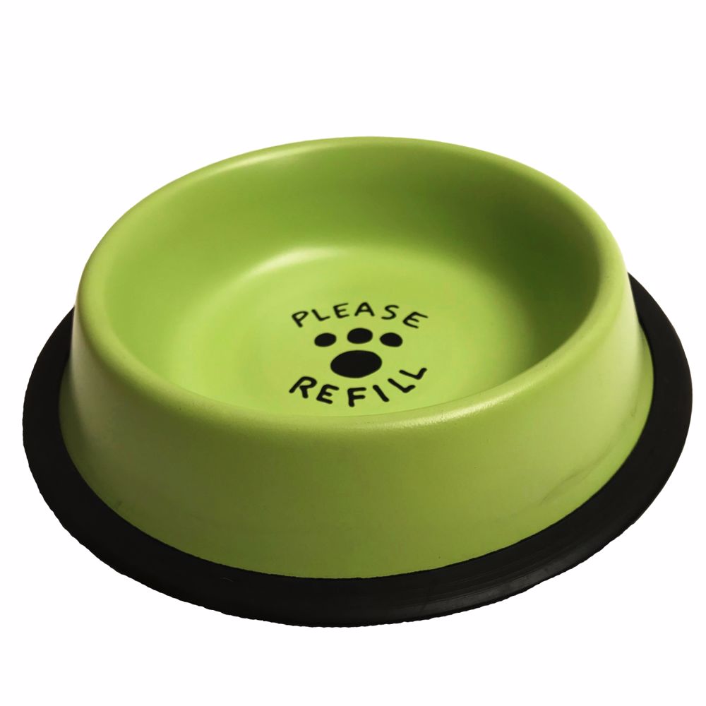 Miska nerez pastelovo zelená potlač 0,76 l