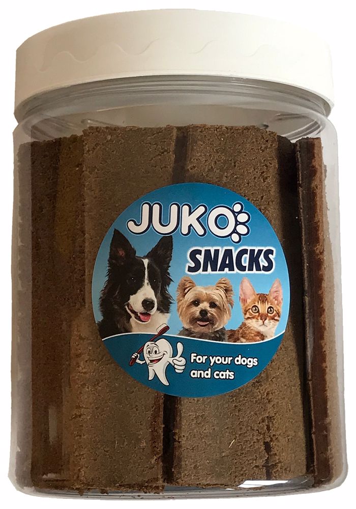 Mäsový plátok s Morskou riasou JUKO Snacks 900 g (cca 35 ks)