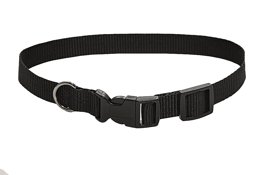 Obojok popruh čierny 32 - 50 cm