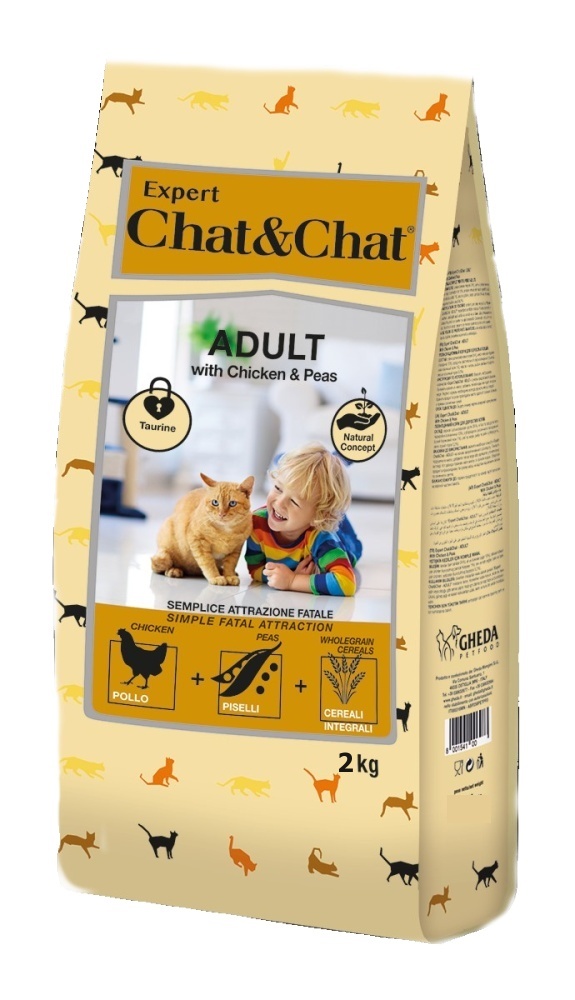 Chat & Chat Cat Adult Indoor Chicken 2 kg