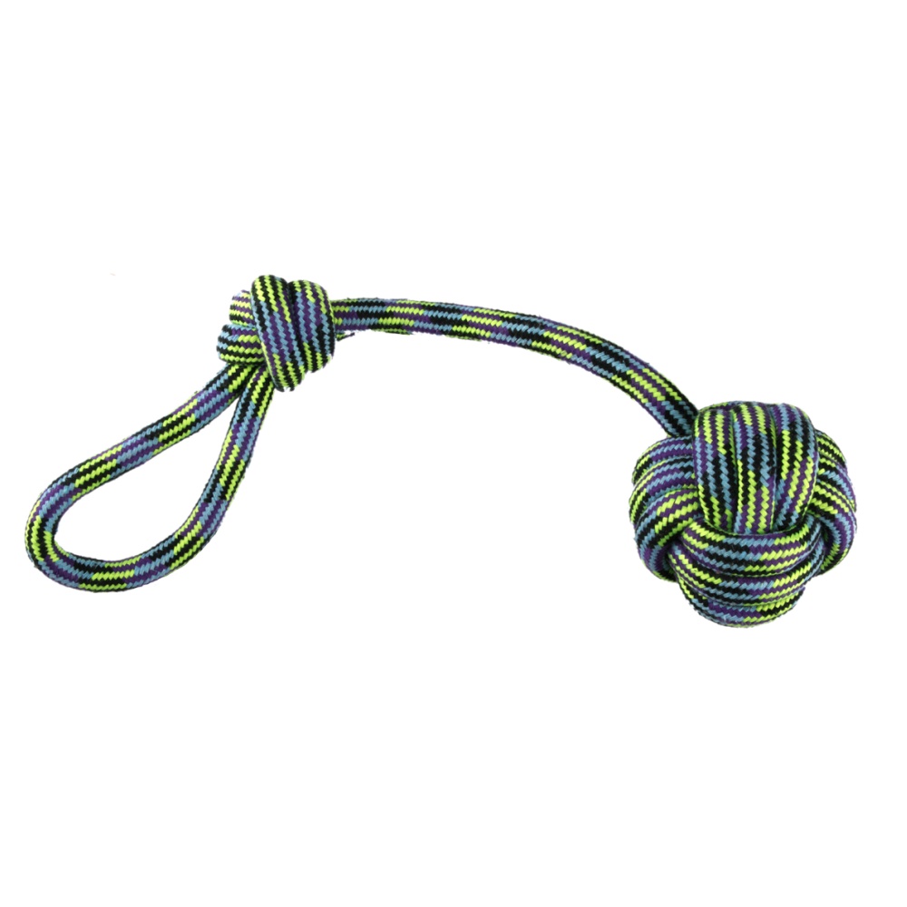 Preťahovadlo lopta s rukoväťou 10 cm