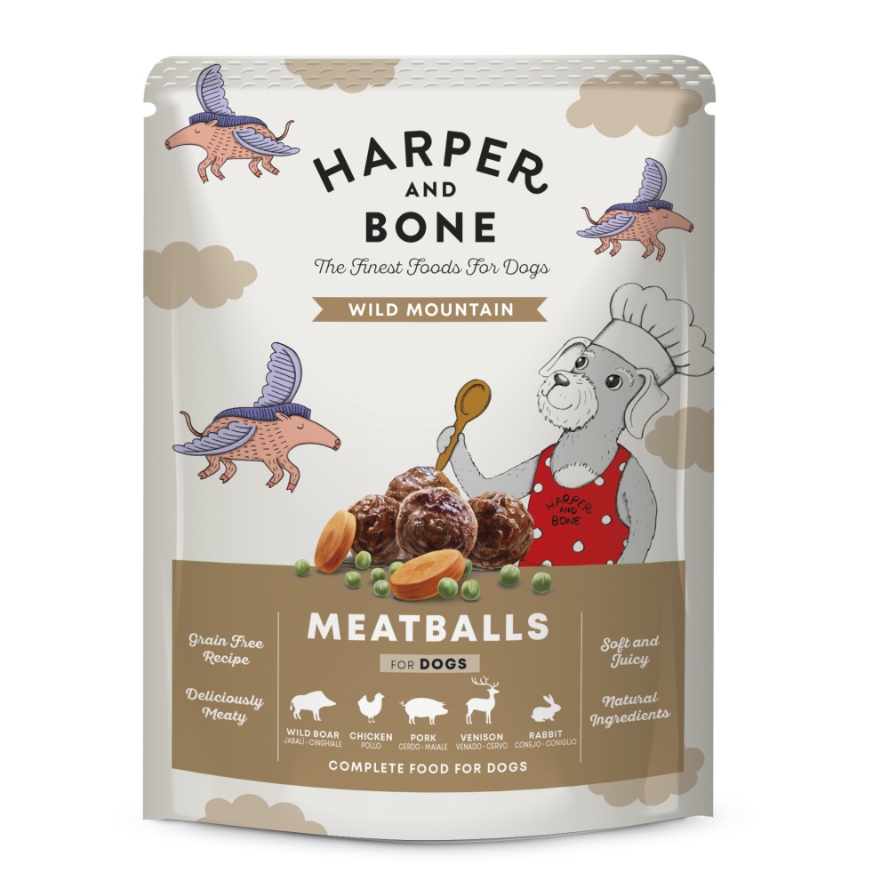 Harper and Bone Dog divoké hory, vrecko 300 g