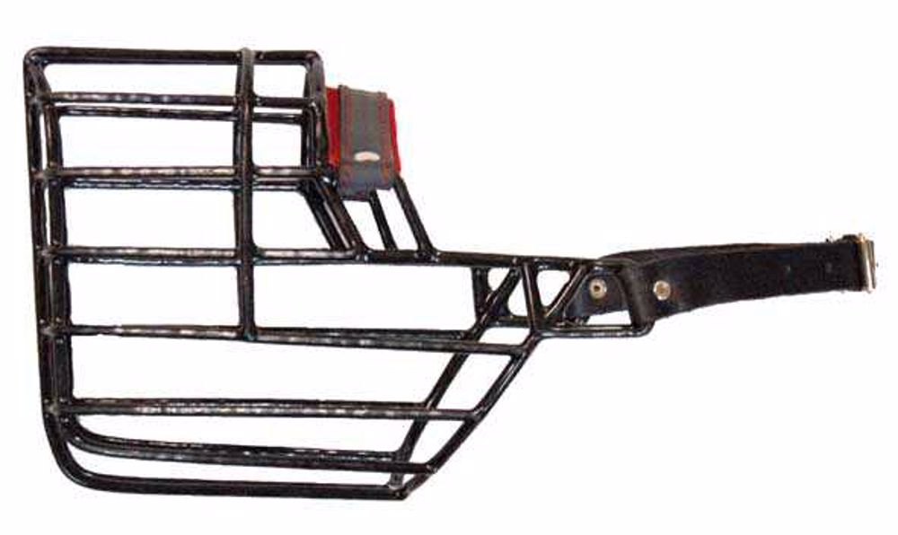 Náhubok čierny/kov bernardín, novofundlandský, pes