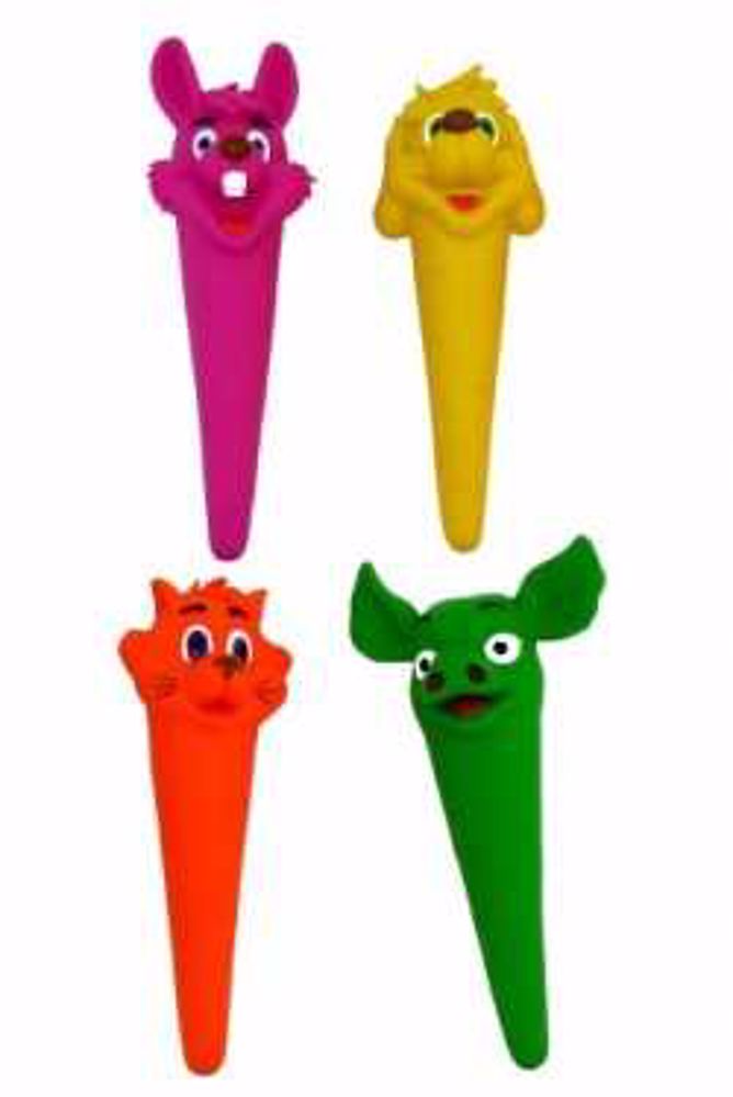 Mrkva s tvárou plný latex 20 cm