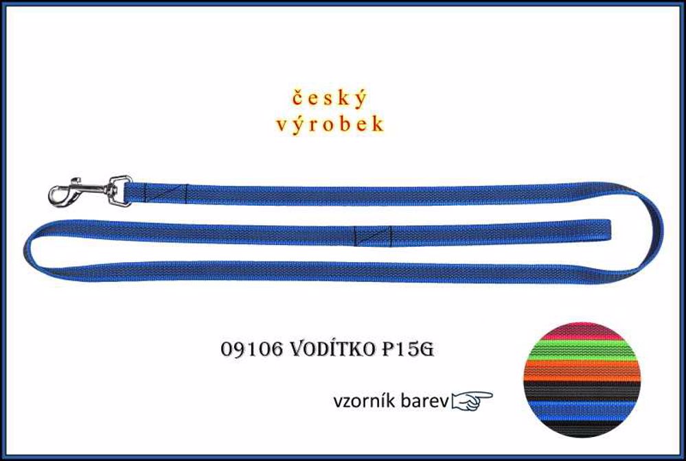 Vodítko popruh, rôzne dekory 1,5 x 140 cm