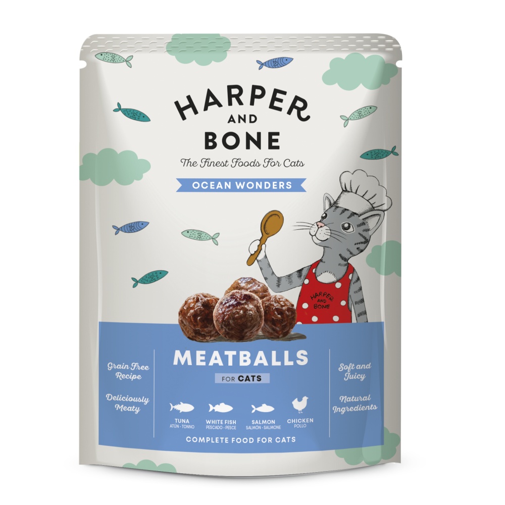 Harper and Bone Cat divy oceánu, vrecko 85 g