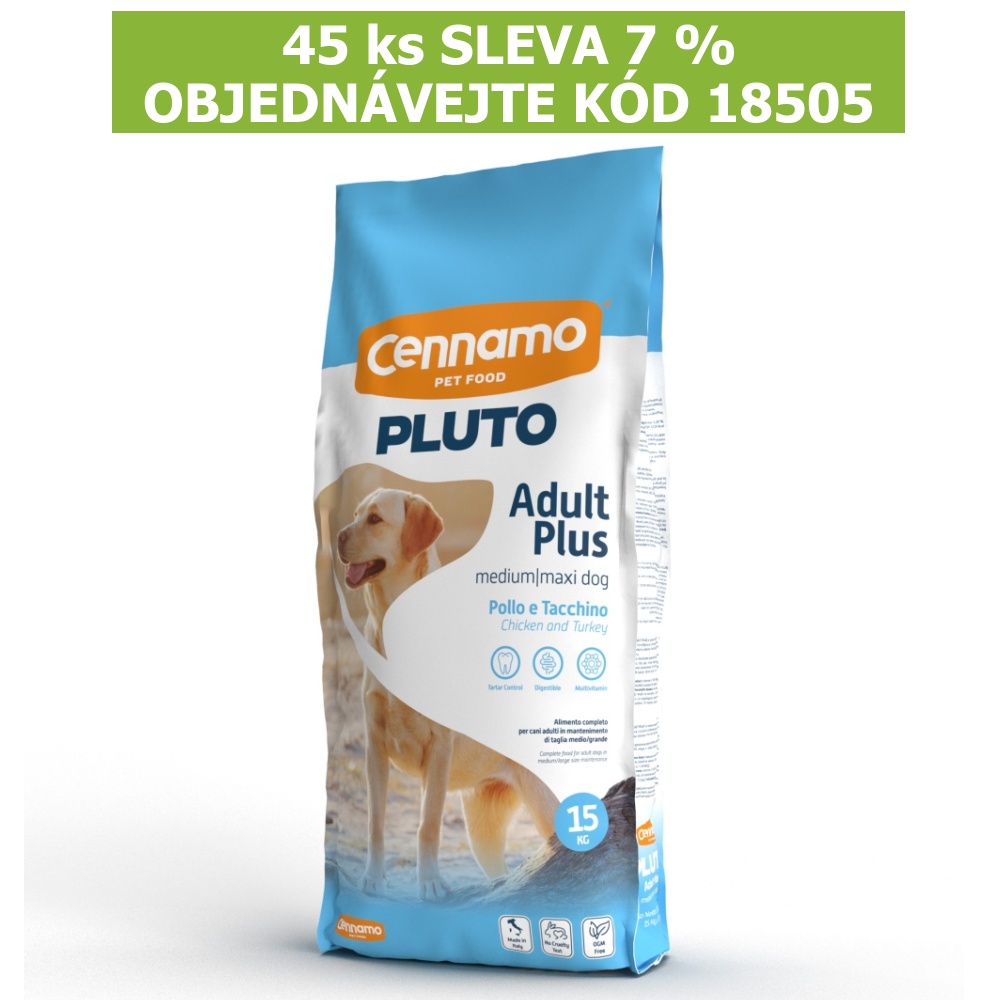 PLUTO Dog Adult Plus 15 kg