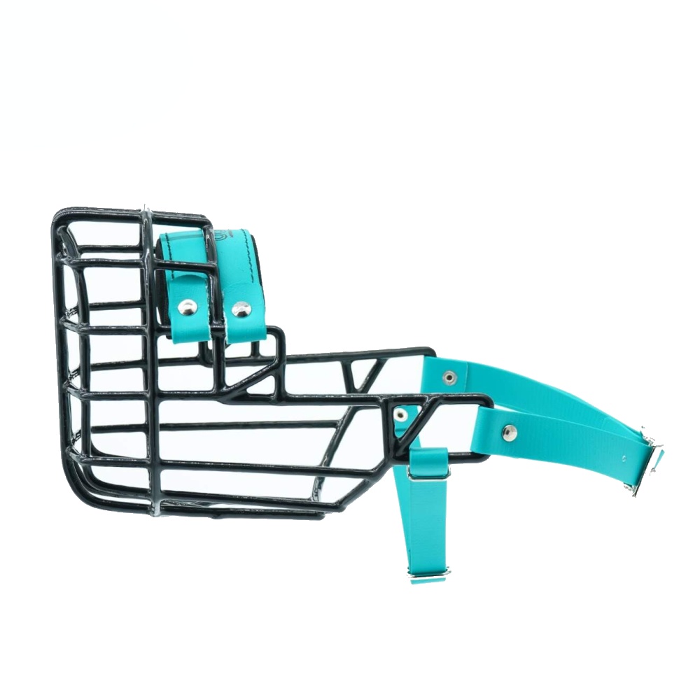 Náhubok čierny/Biothane pitbulteriér stagford, čau, sučka