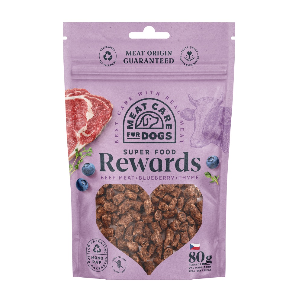 Rewards Dog hovädzie s čučoriedkami a tymianom 80 g