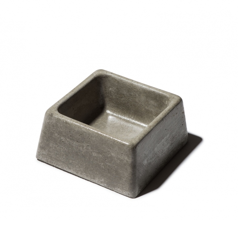 Miska betónová štvorec 0,6 l