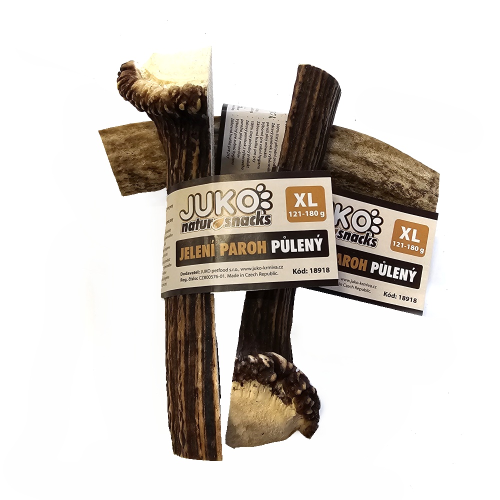 Jelenie paroh polený (XL) JUKO Natur Snacks