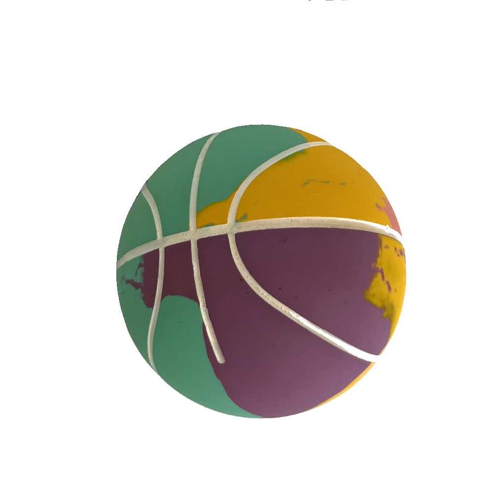 Lopta z tvrdej gumy pastelová 6 cm