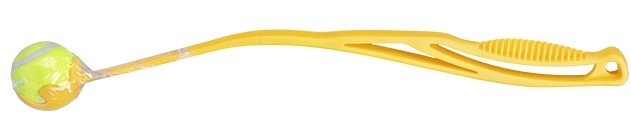 Hr. HUHU Hazecka s tenisakom 68 cm zluta