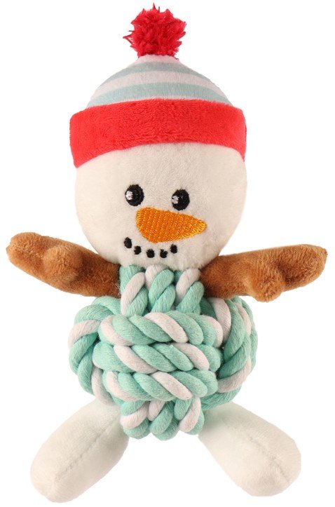 Huhubamboo vianočný snehuliak s uzlom 20cm